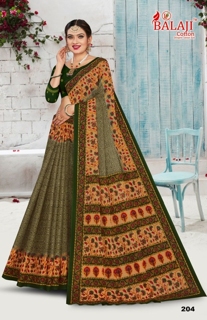 Balaji Prime Beauty Vol-2 Cotton Exclusive Designer Saree Collection